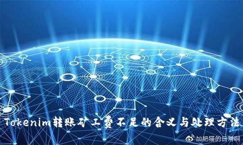Tokenim转账矿工费不足的含义与处理方法