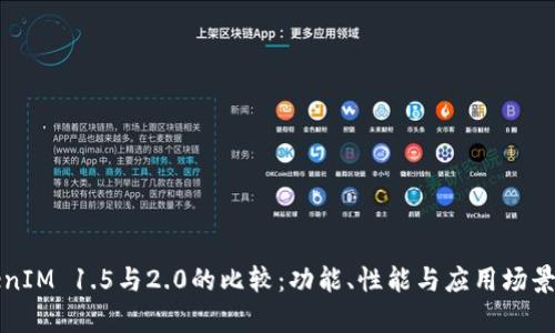 TokenIM 1.5与2.0的比较：功能、性能与应用场景分析