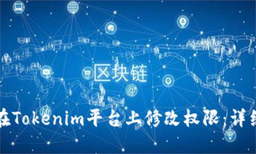 如何在Tokenim平台上修改权限：详细指南