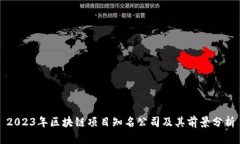 2023年区块链项目知名公司
