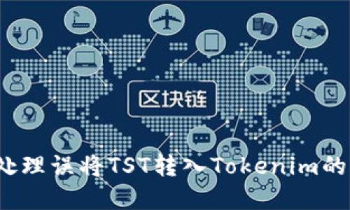 如何处理误将TST转入Tokenim的情况？