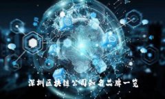 深圳区块链公司知名品牌