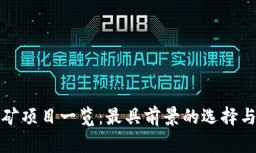 区块链挖矿项目一览：最具前景的选择与投资机会
