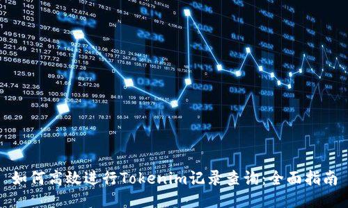 如何高效进行Tokenim记录查询：全面指南
